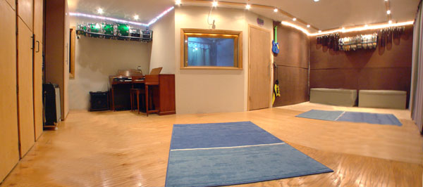 Apocalypse Cow Recording Live Room Panorama view